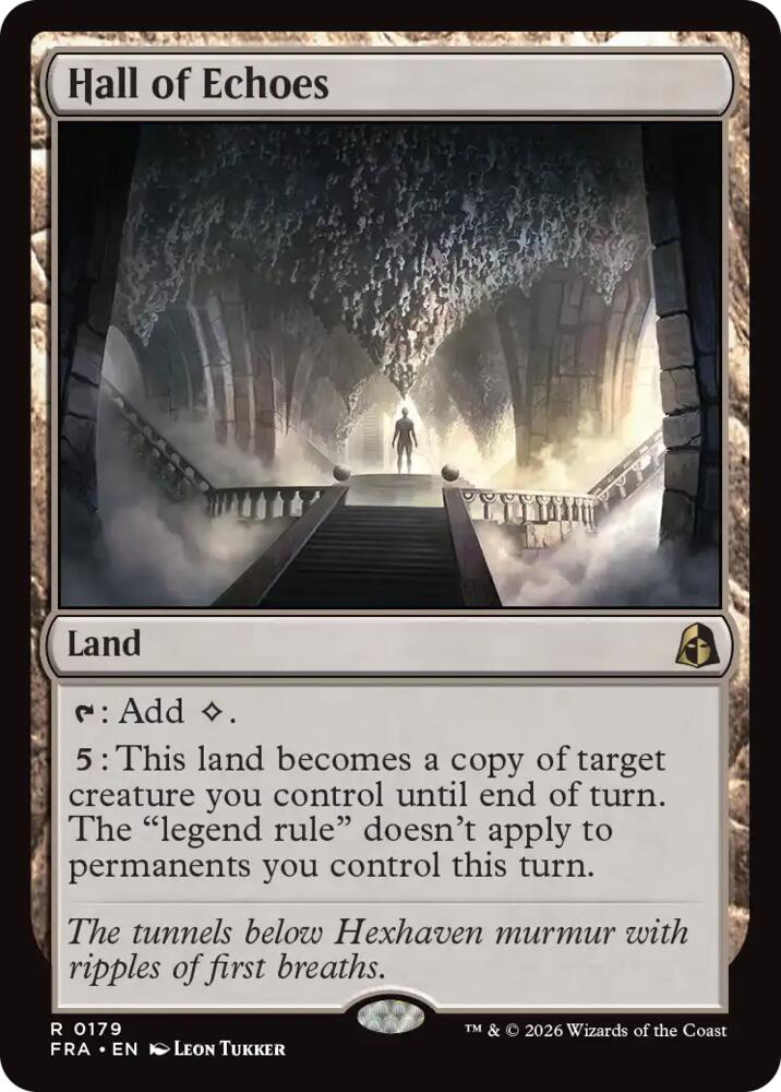 Hall of Echoes 179 card from Reality Fracture