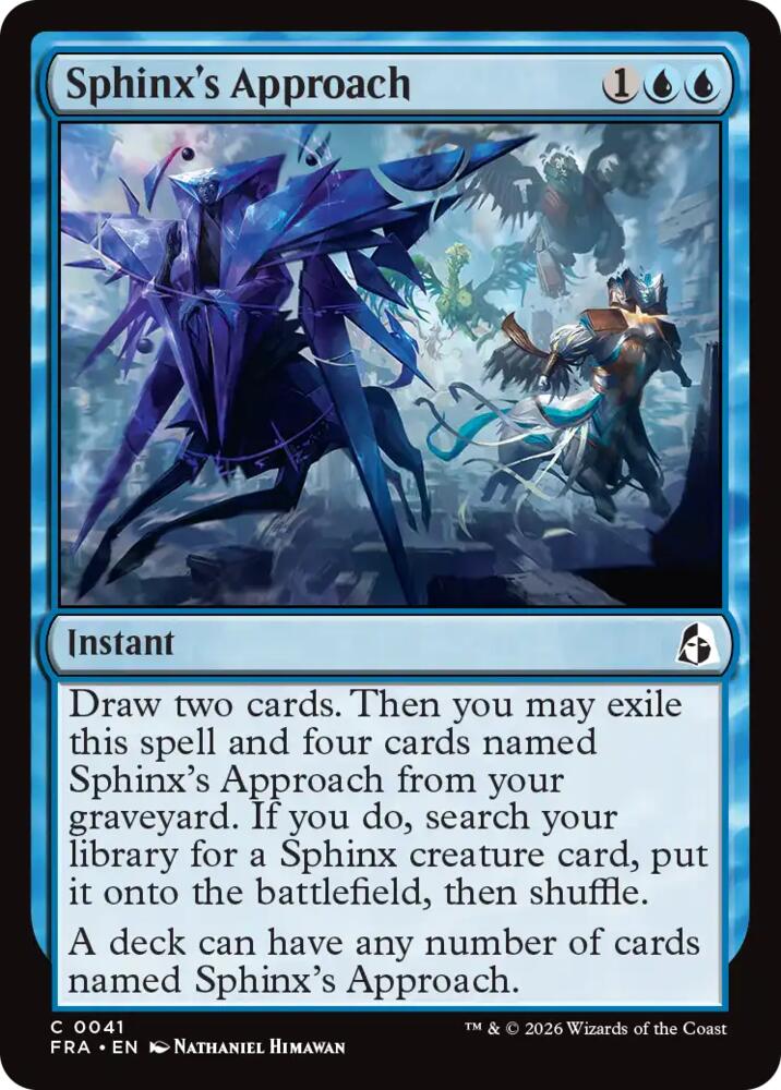 Sphinx's Approach 41 card from Reality Fracture