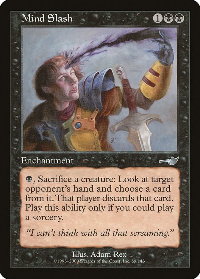 Mind Slash 59 card from Nemesis
