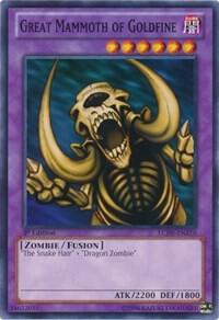 Great Mammoth of Goldfine LCJW-EN210 card from Legendary Collection 4: Joey's World