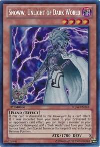 Snoww, Unlight of Dark World LCJW-EN248 card from Legendary Collection 4: Joey's World