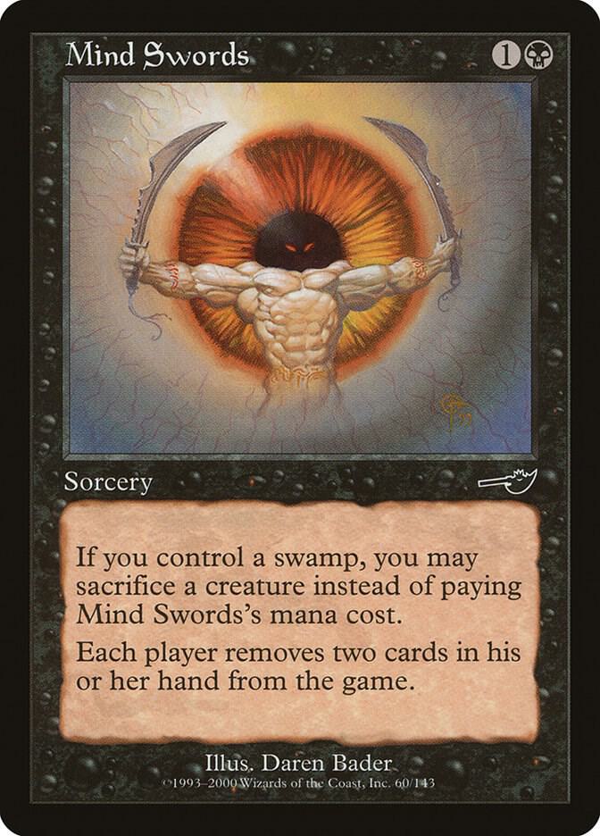Mind Swords 60 card from Nemesis