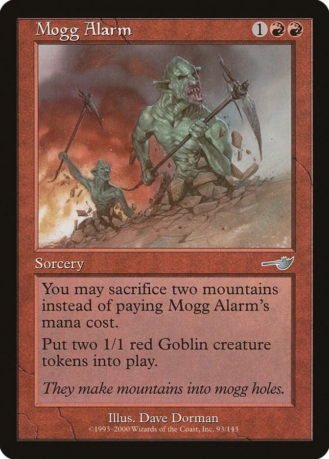 Mogg Alarm 93 card from Nemesis