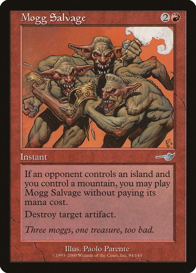 Mogg Salvage 94 card from Nemesis