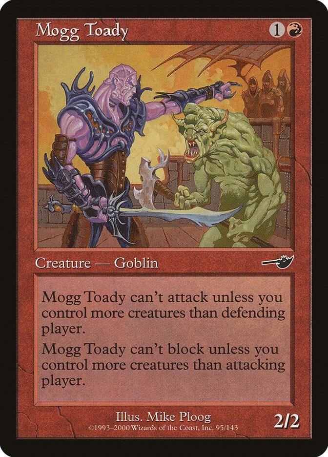 Mogg Toady 95 card from Nemesis