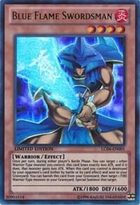 Blue Flame Swordsman LC04-EN001 card from Legendary Collection 4: Joey's World