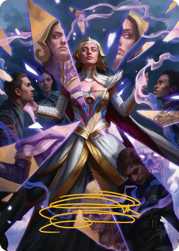 Return to the Light Realms Art Card (5/54) (Gold-Stamped Signature) card from Art Series: Reality Fracture