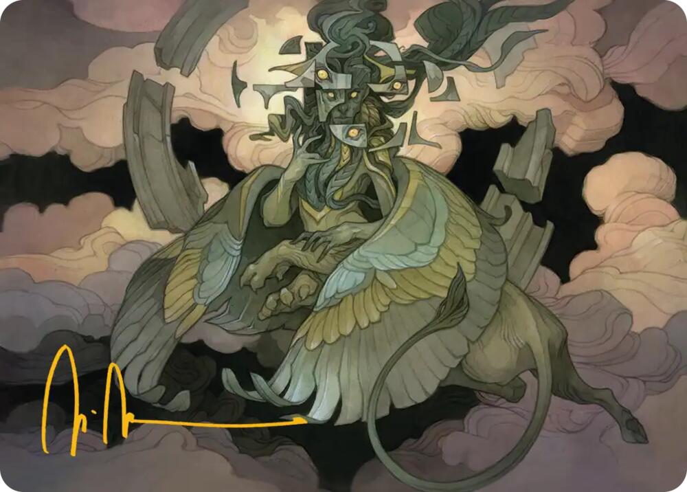 Sphinx of False Conclusions Art Card (Gold-Stamped Signature) 7 card from Art Series: Reality Fracture
