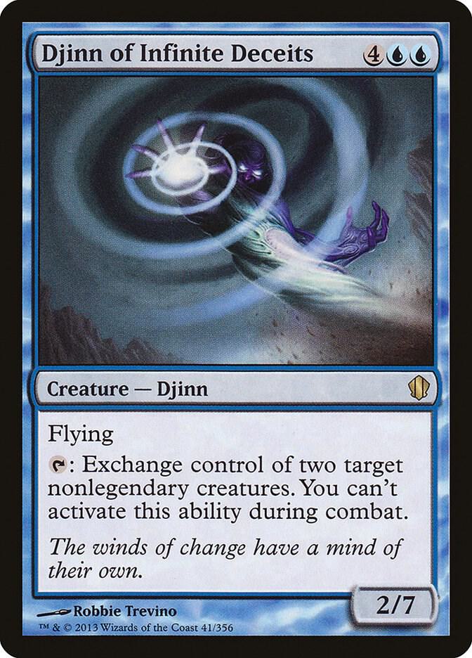 Djinn of Infinite Deceits 41 card from Commander 2013