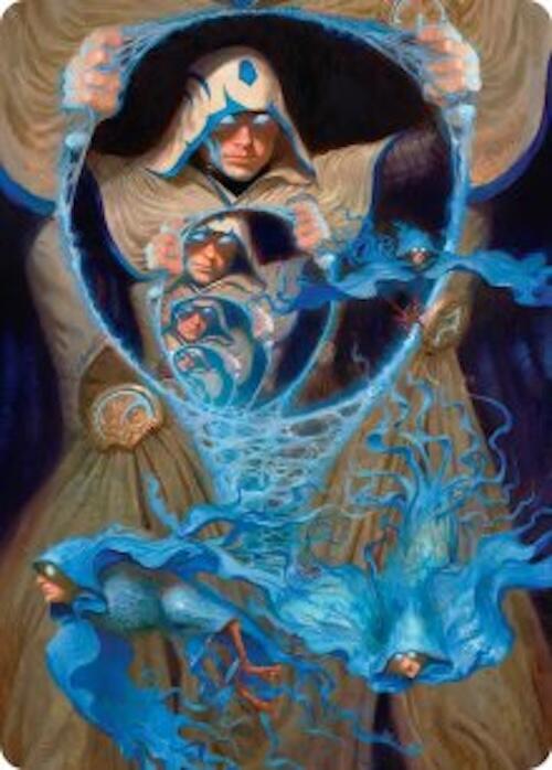 The Theorist, Jace Beleren Art Card 47 card from Art Series: Reality Fracture