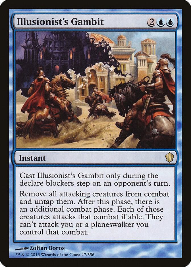 Illusionist's Gambit 47 card from Commander 2013