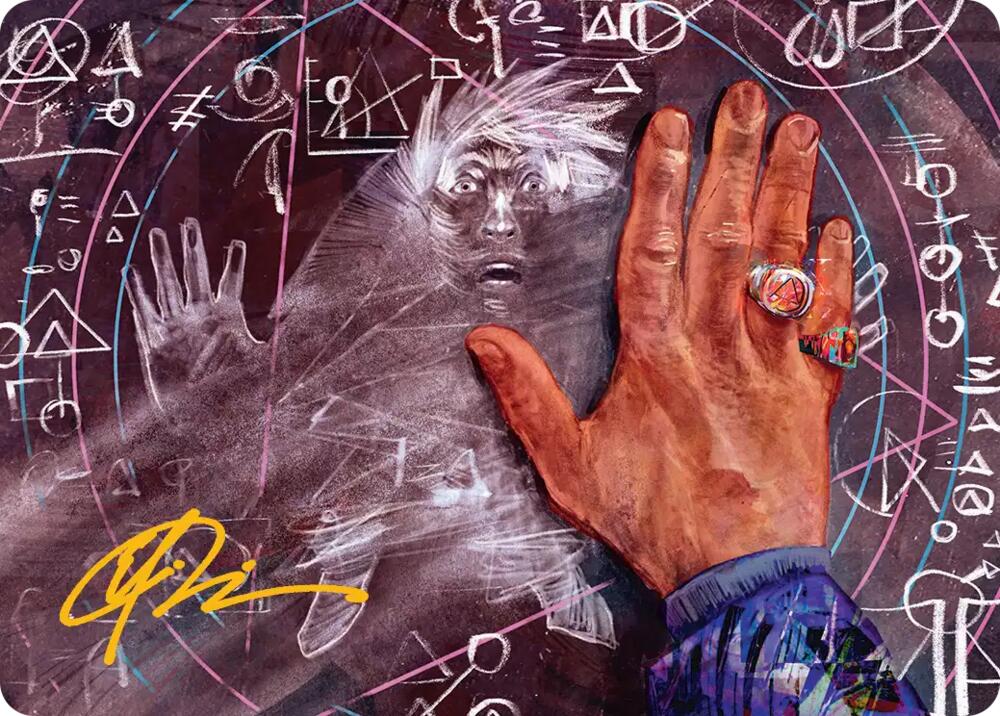 Solve for Disappointment Art Card (Gold-Stamped Signature) 14 card from Art Series: Reality Fracture