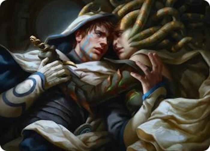 Vraska's Final Mercy Art Card 15 card from Art Series: Reality Fracture