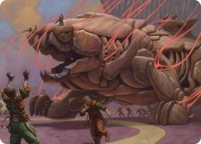 Craterclaw Colossus Art Card 16 card from Art Series: Reality Fracture