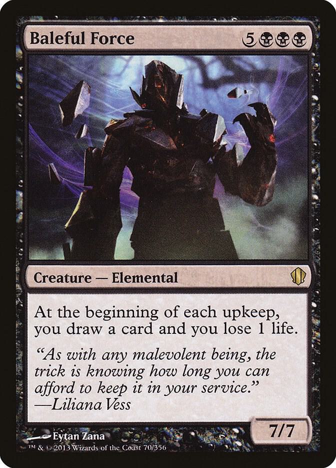 Baleful Force 70 card from Commander 2013