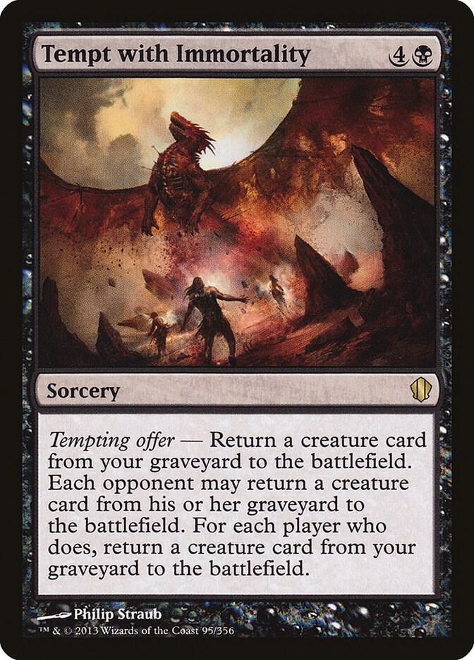 Tempt with Immortality 95 card from Commander 2013