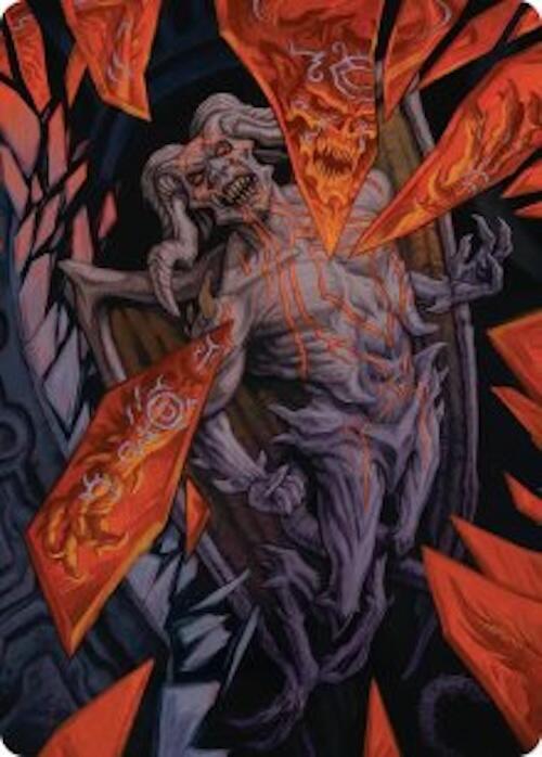 Curse-Marred Demon Art Card 37 card from Art Series: Reality Fracture