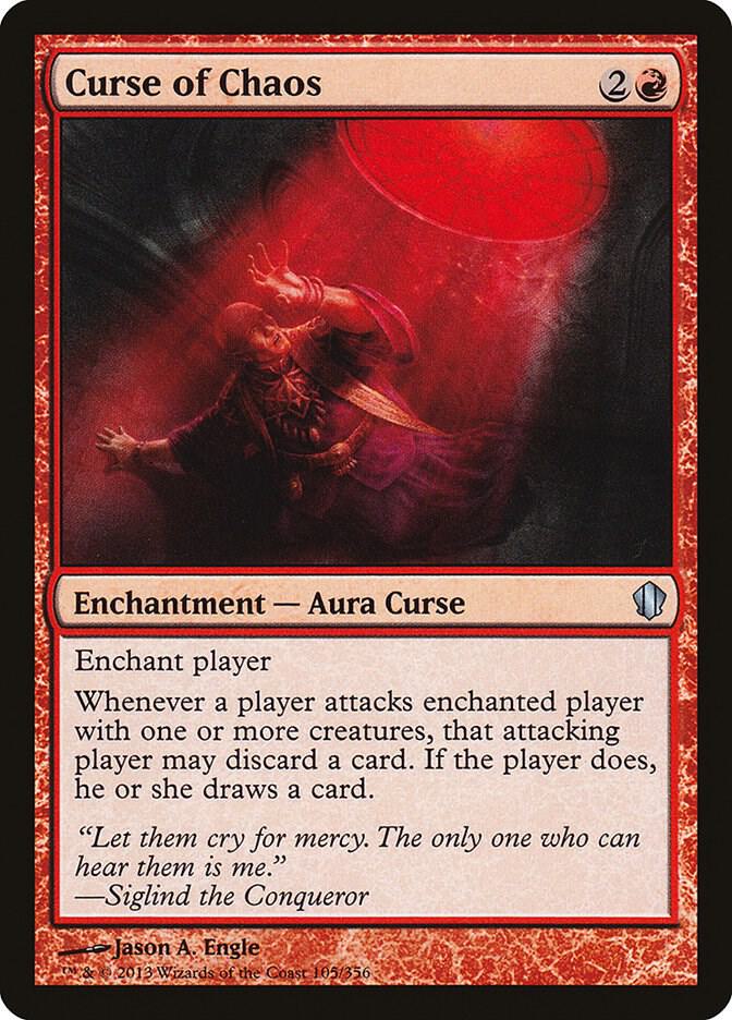 Curse of Chaos 105 card from Commander 2013
