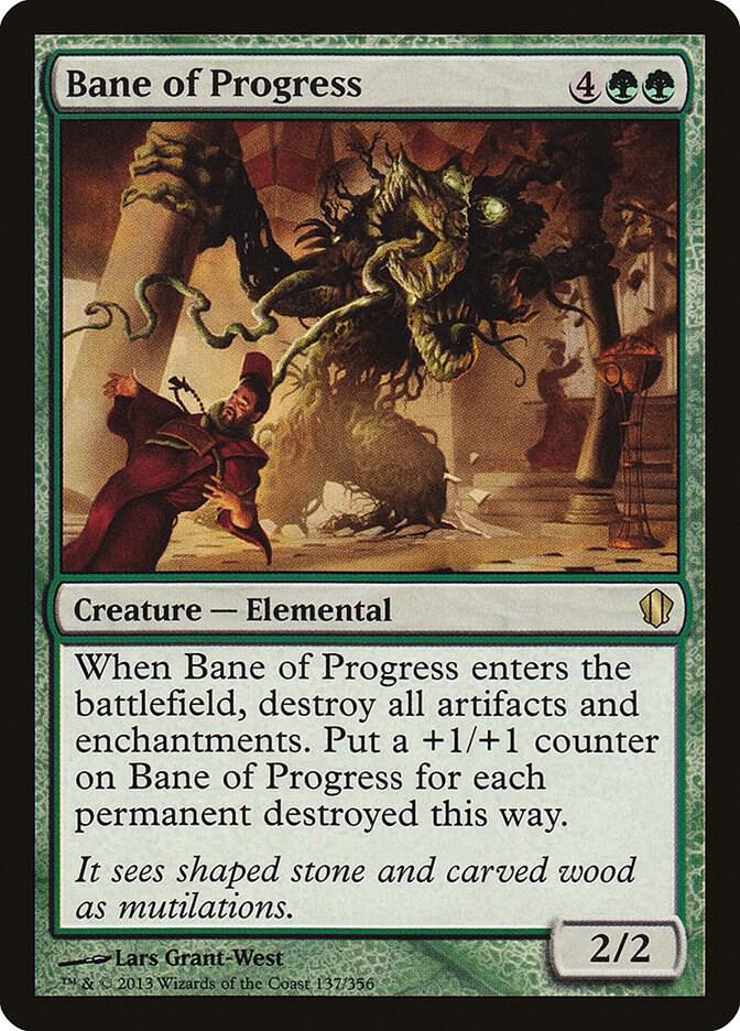 Bane of Progress 137 card from Commander 2013