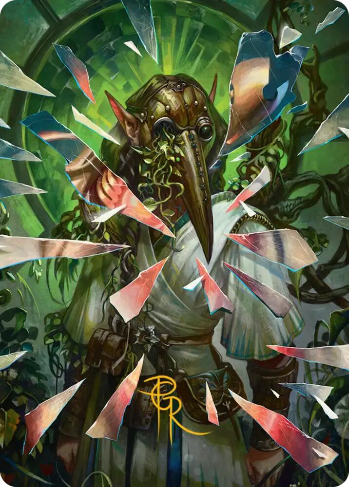 Simulacrum Shaper Art Card (Gold-Stamped Signature) 38 card from Art Series: Reality Fracture