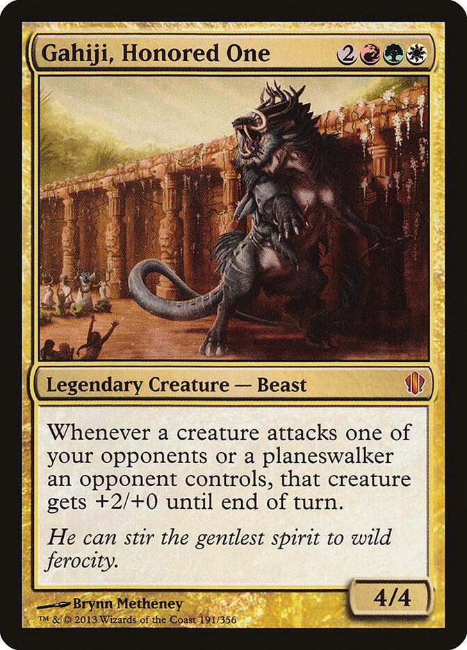 Gahiji, Honored One 191 card from Commander 2013