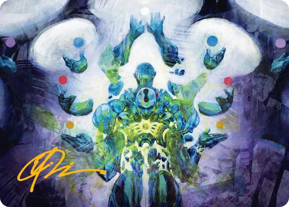 Avatar of Burgeoning Echoes Art Card (Gold-Stamped Signature) 24 card from Art Series: Reality Fracture