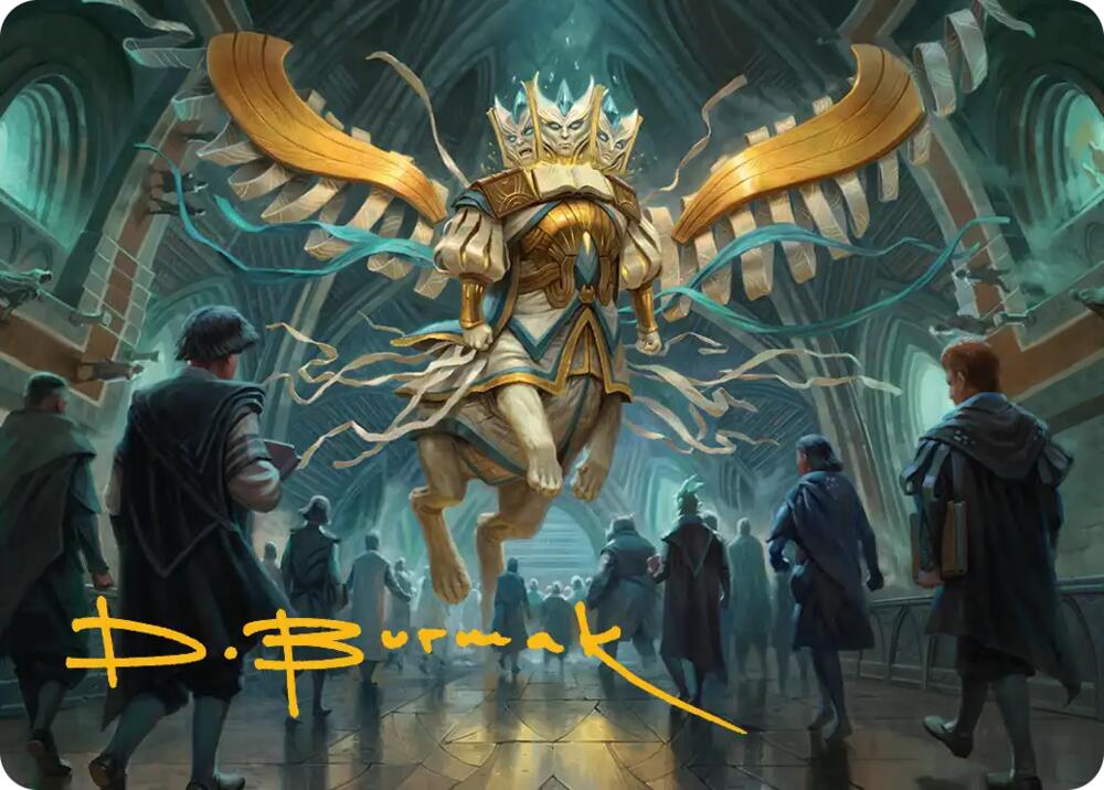 Denzilore Fatehold Art Card (Gold-Stamped Signature) 25 card from Art Series: Reality Fracture