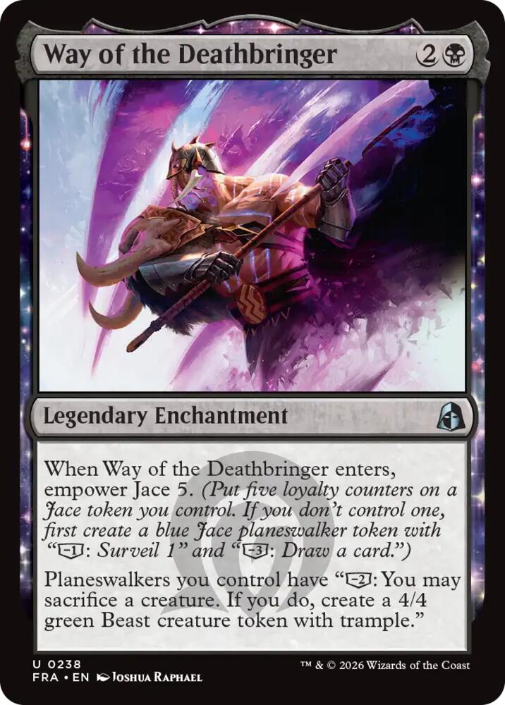 Way of the Deathbringer 238 card from Reality Fracture