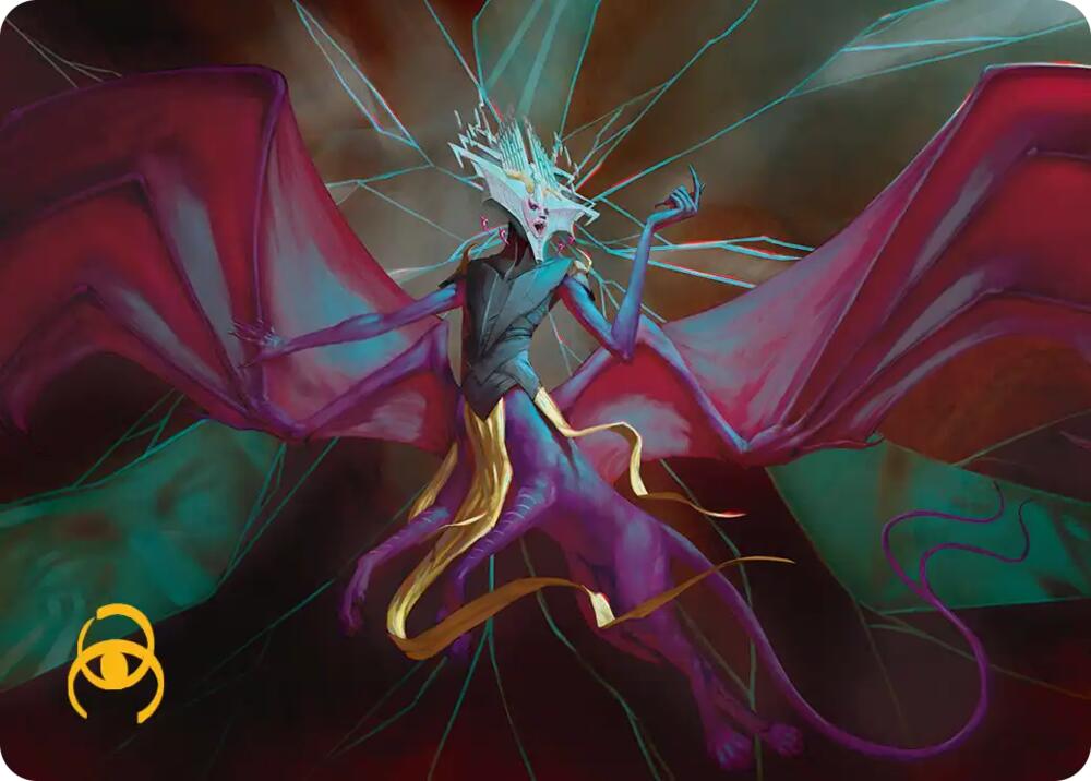 Ingris Stingerquill Art Card (Gold-Stamped Signature) 42 card from Art Series: Reality Fracture