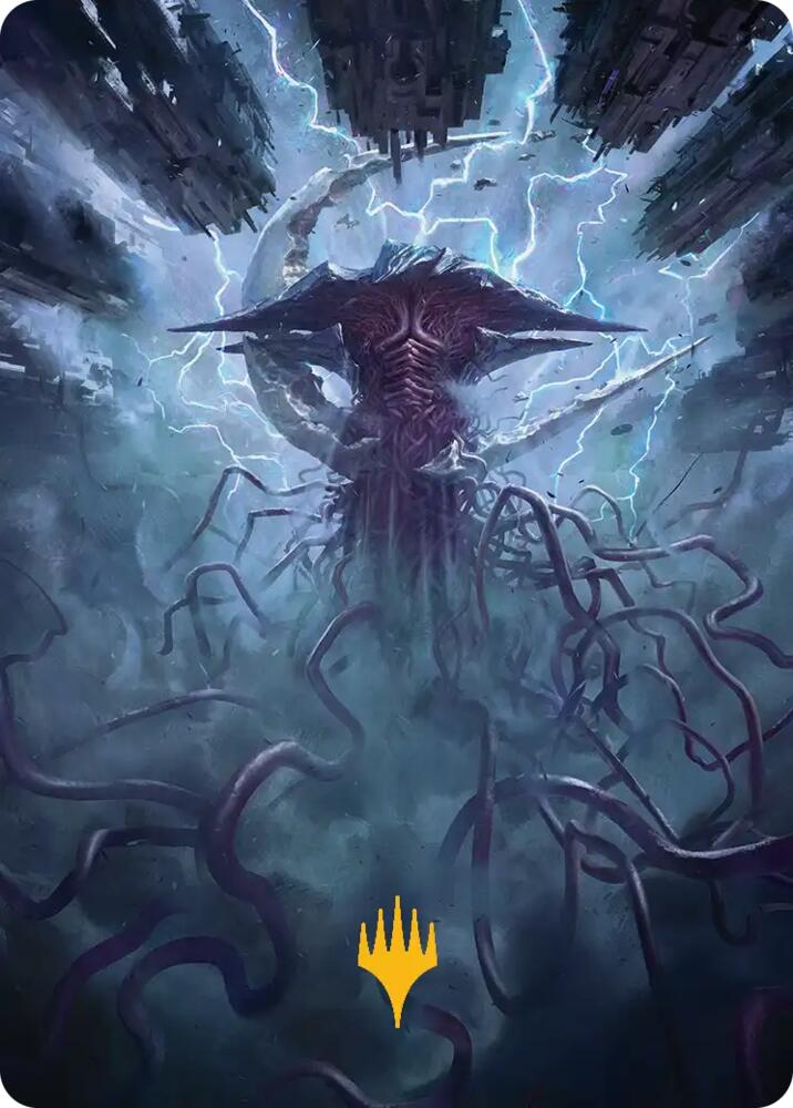 Emrakul, the Exigent Doom Art Card (Gold-Stamped) 1 card from Art Series: Reality Fracture