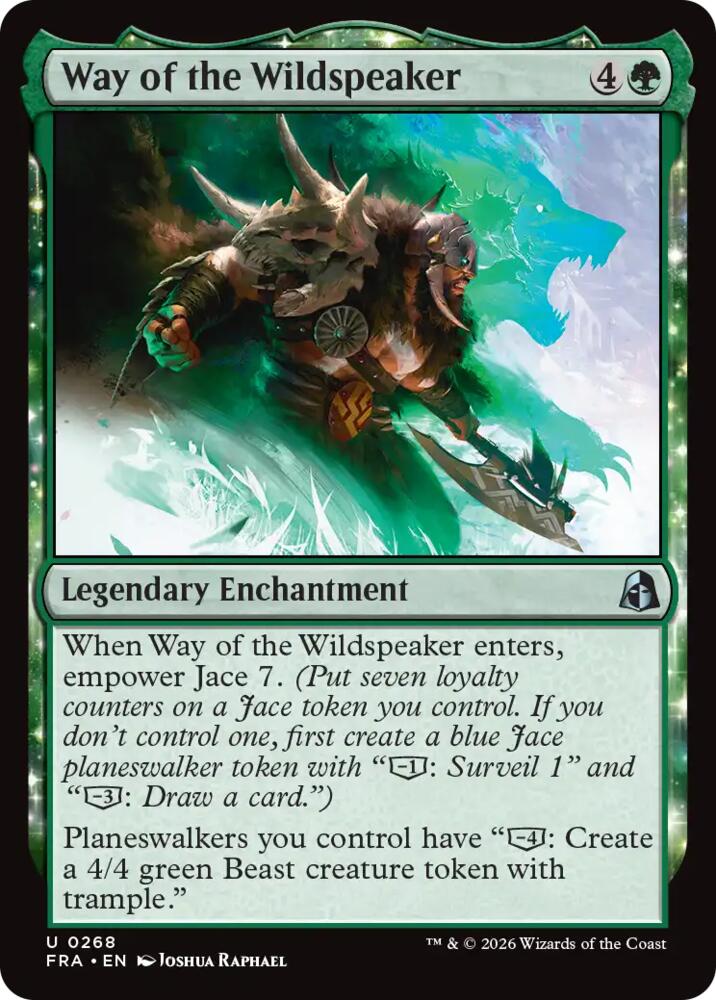 Way of the Wildspeaker 268 card from Reality Fracture