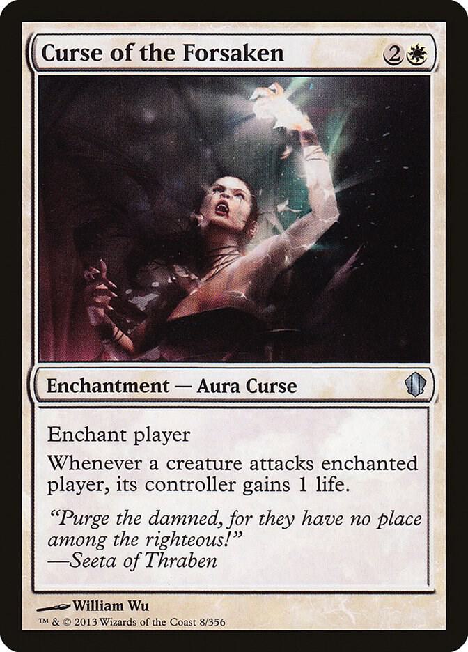 Curse of the Forsaken 8 card from Commander 2013