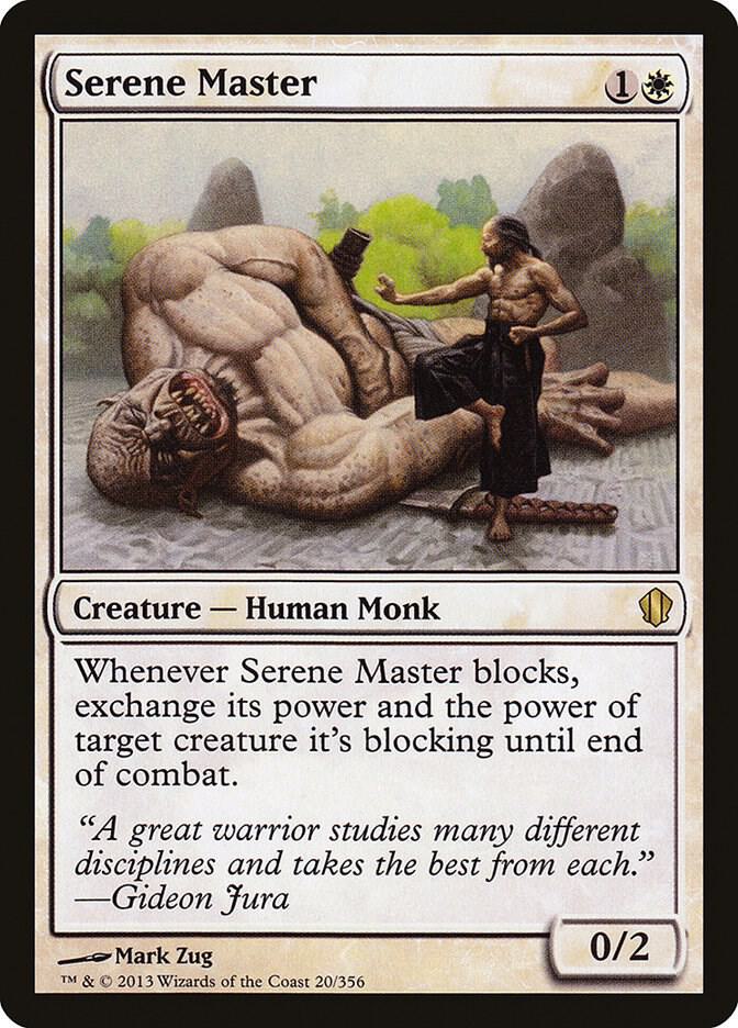 Serene Master 20 card from Commander 2013