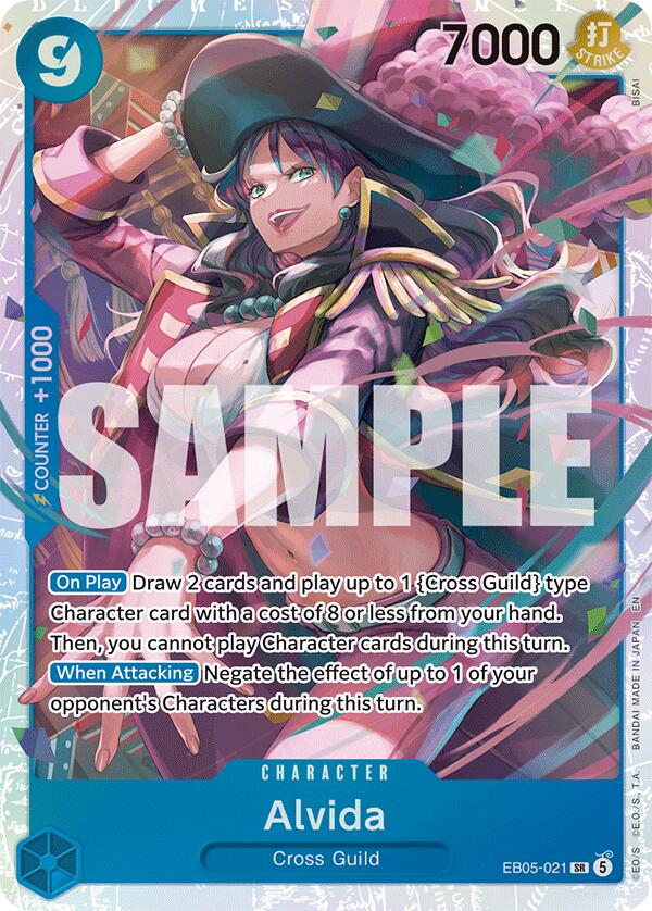 Alvida EB05-021 card from Extra Booster: One Piece Heroines Edition Vol. 2