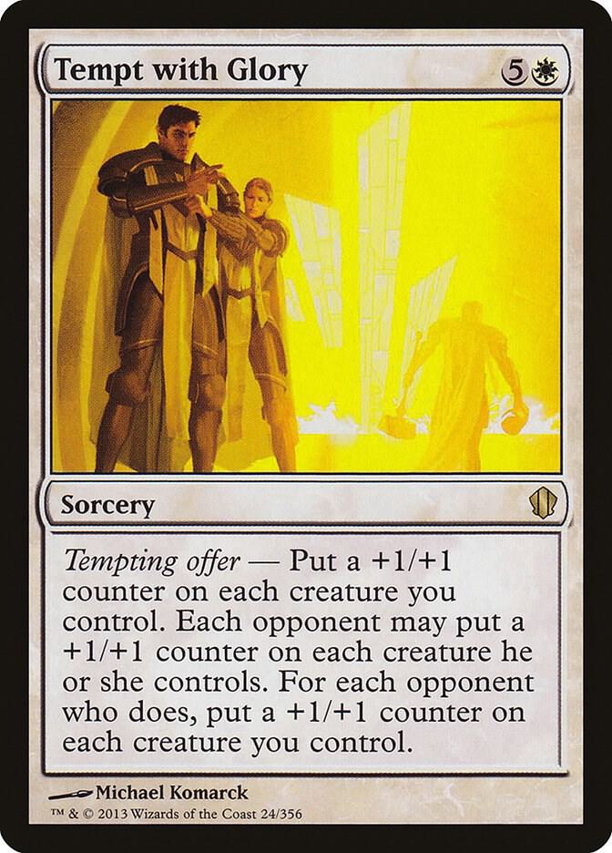 Tempt with Glory 24 card from Commander 2013