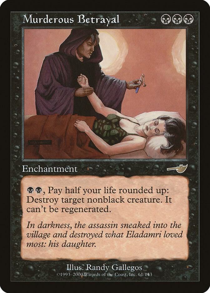 Murderous Betrayal 61 card from Nemesis