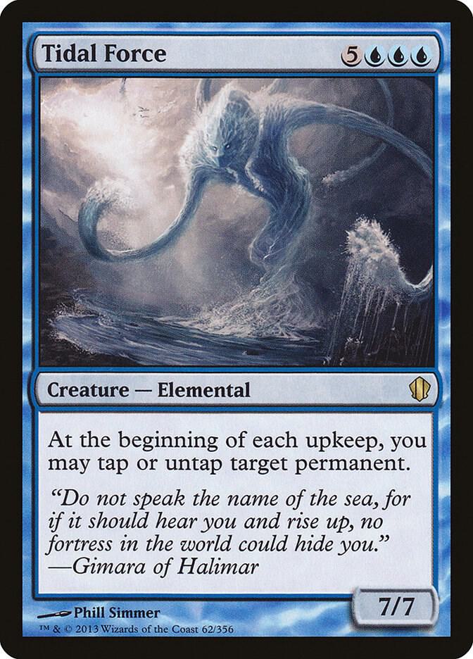 Tidal Force 62 card from Commander 2013