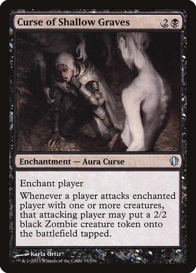 Curse of Shallow Graves 71 card from Commander 2013