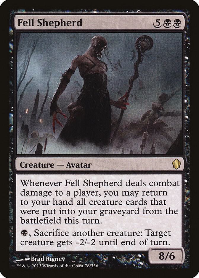 Fell Shepherd 78 card from Commander 2013