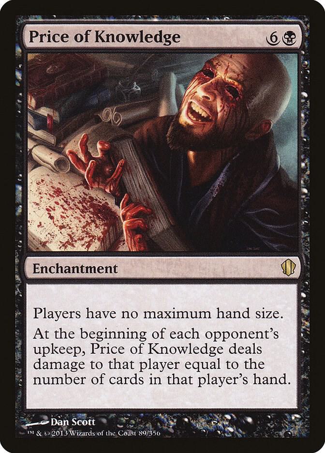 Price of Knowledge 89 card from Commander 2013