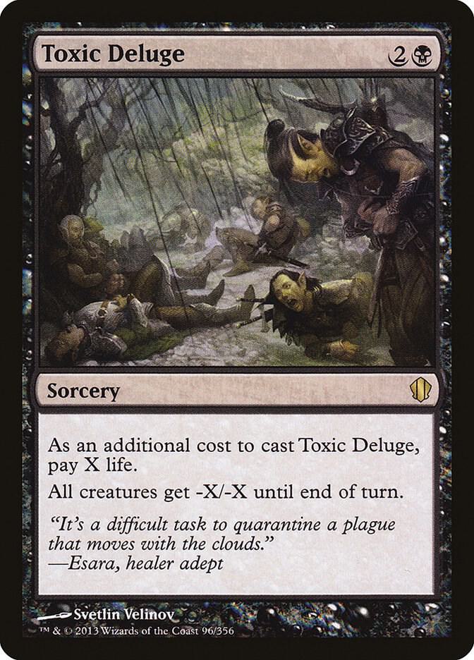 Toxic Deluge 96 card from Commander 2013