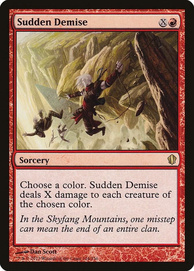 Sudden Demise 124 card from Commander 2013