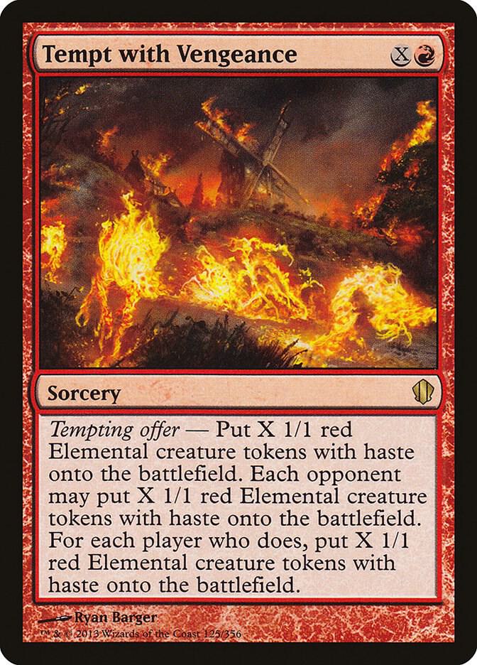 Tempt with Vengeance 125 card from Commander 2013