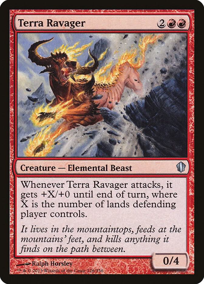 Terra Ravager 126 card from Commander 2013