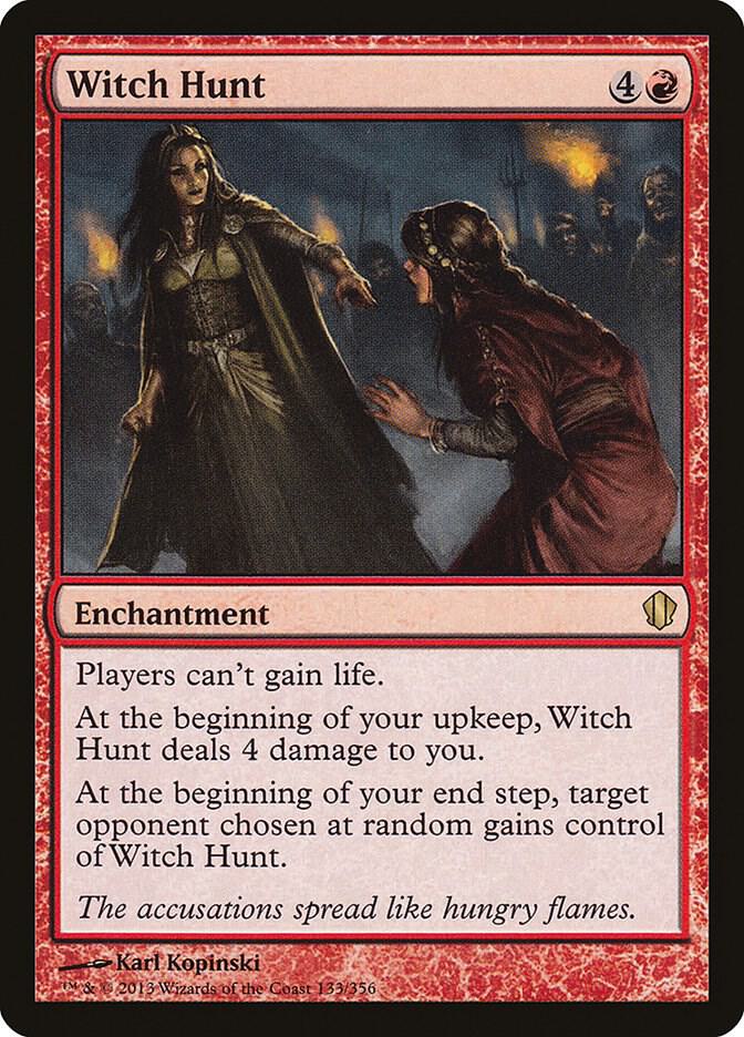 Witch Hunt 133 card from Commander 2013