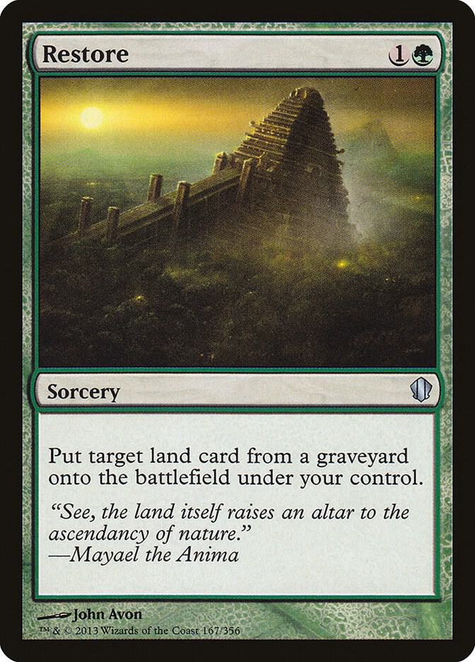 Restore 167 card from Commander 2013