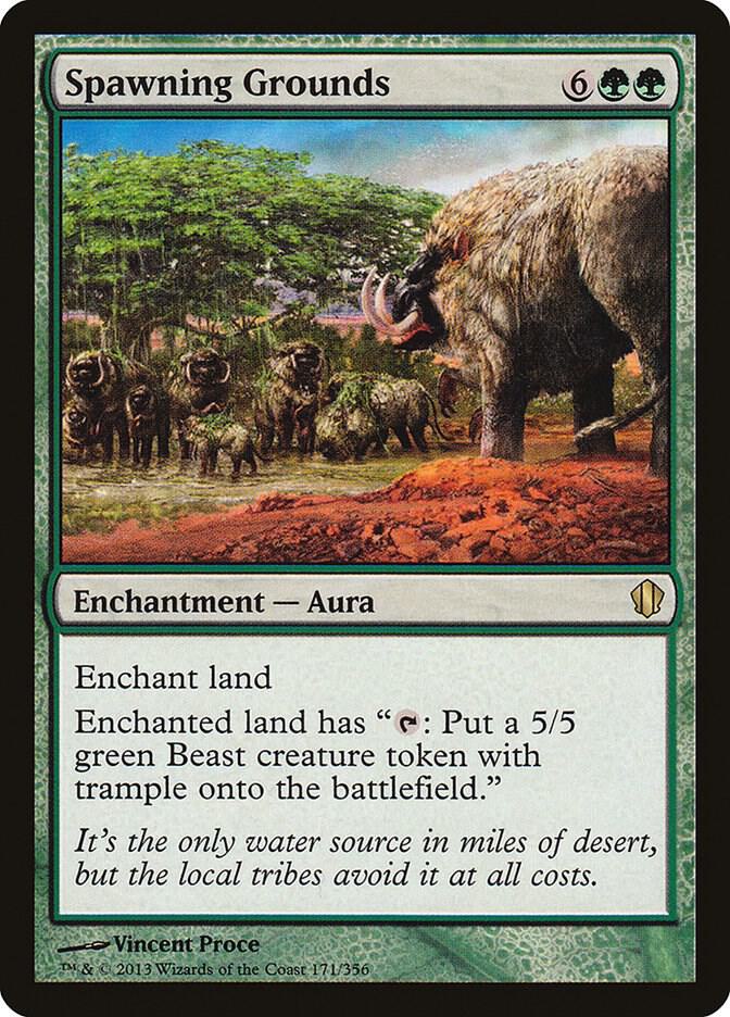 Spawning Grounds 171 card from Commander 2013