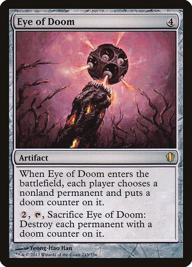 Eye of Doom 243 card from Commander 2013