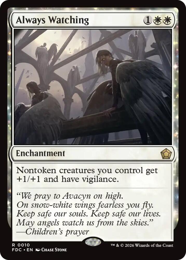 Always Watching 10 card from Commander: Foundations