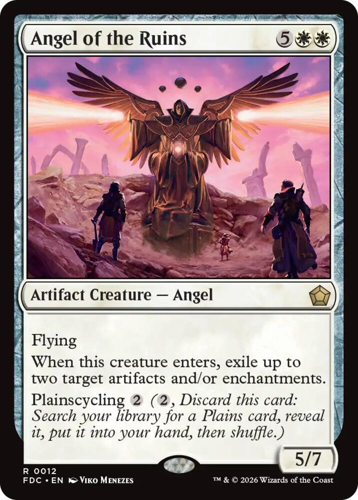 Angel of the Ruins 12 card from Commander: Foundations